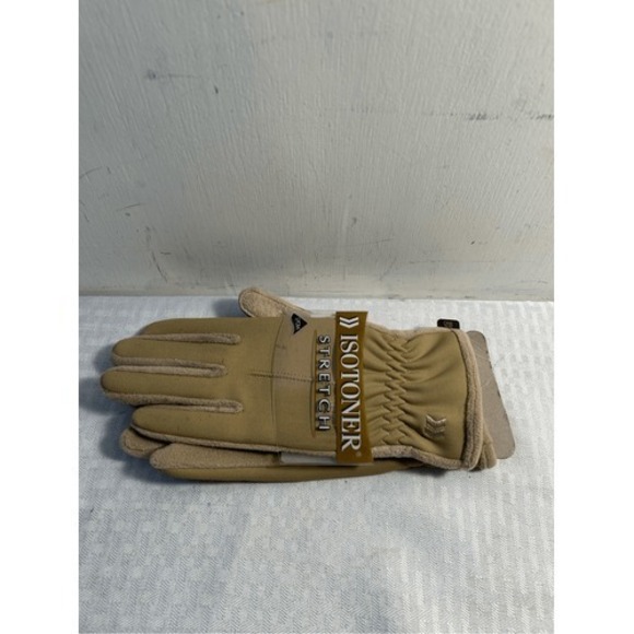 Isotoner gloves tan camel os color new style#56689 - Picture 2 of 6
